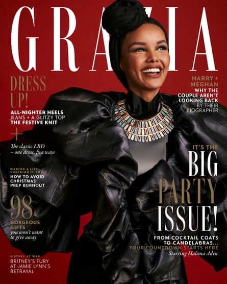 Grazia’s party issue starring Halima Aden.