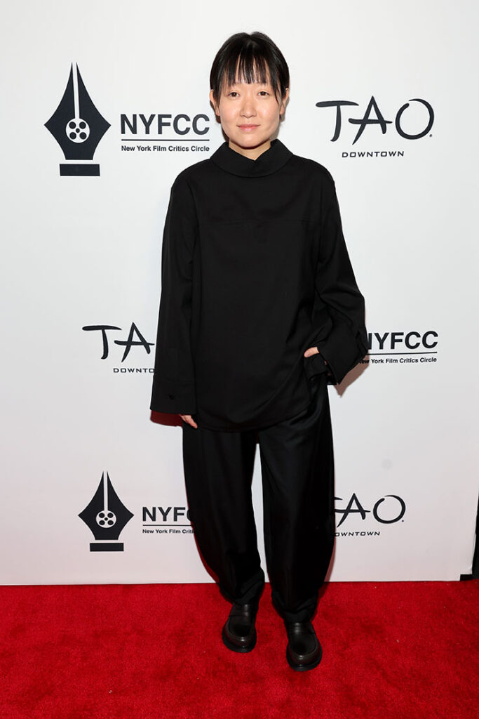 Celine Song attends the 2024 New York Film Critics Circle Awards