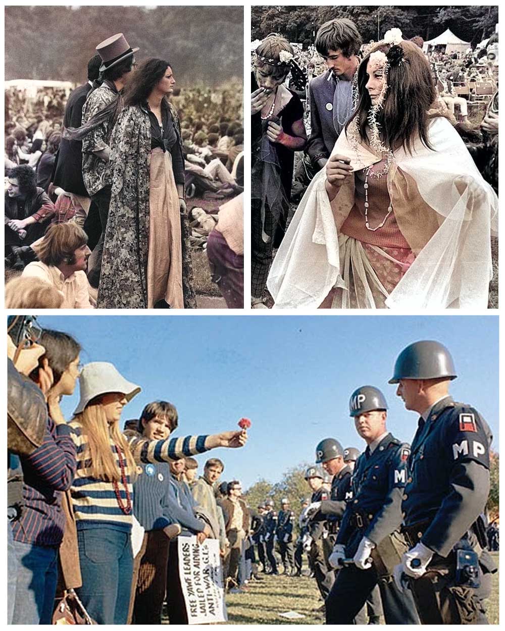 Boho Fashion Style in the 60s hippie movement