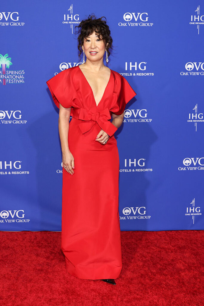 Sandra Oh attends the 2024 Palm Springs International Film Festival Film Awards