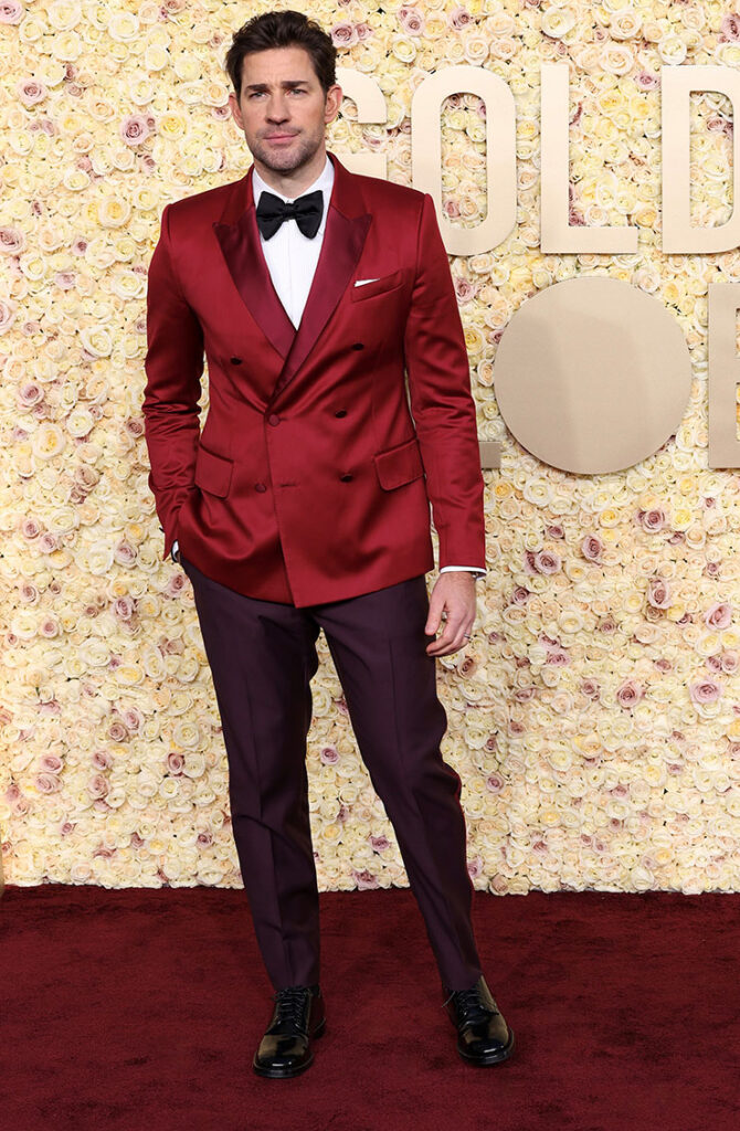 John Krasinski 

Dolce & Gabbana @ 2024 Golden Globe Awards