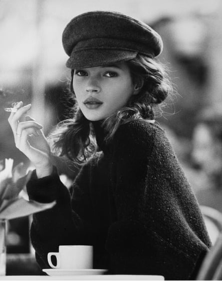 Kate Moss in 1990 by Kate Garner.
