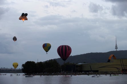 The Canberra Balloon festival in 2021