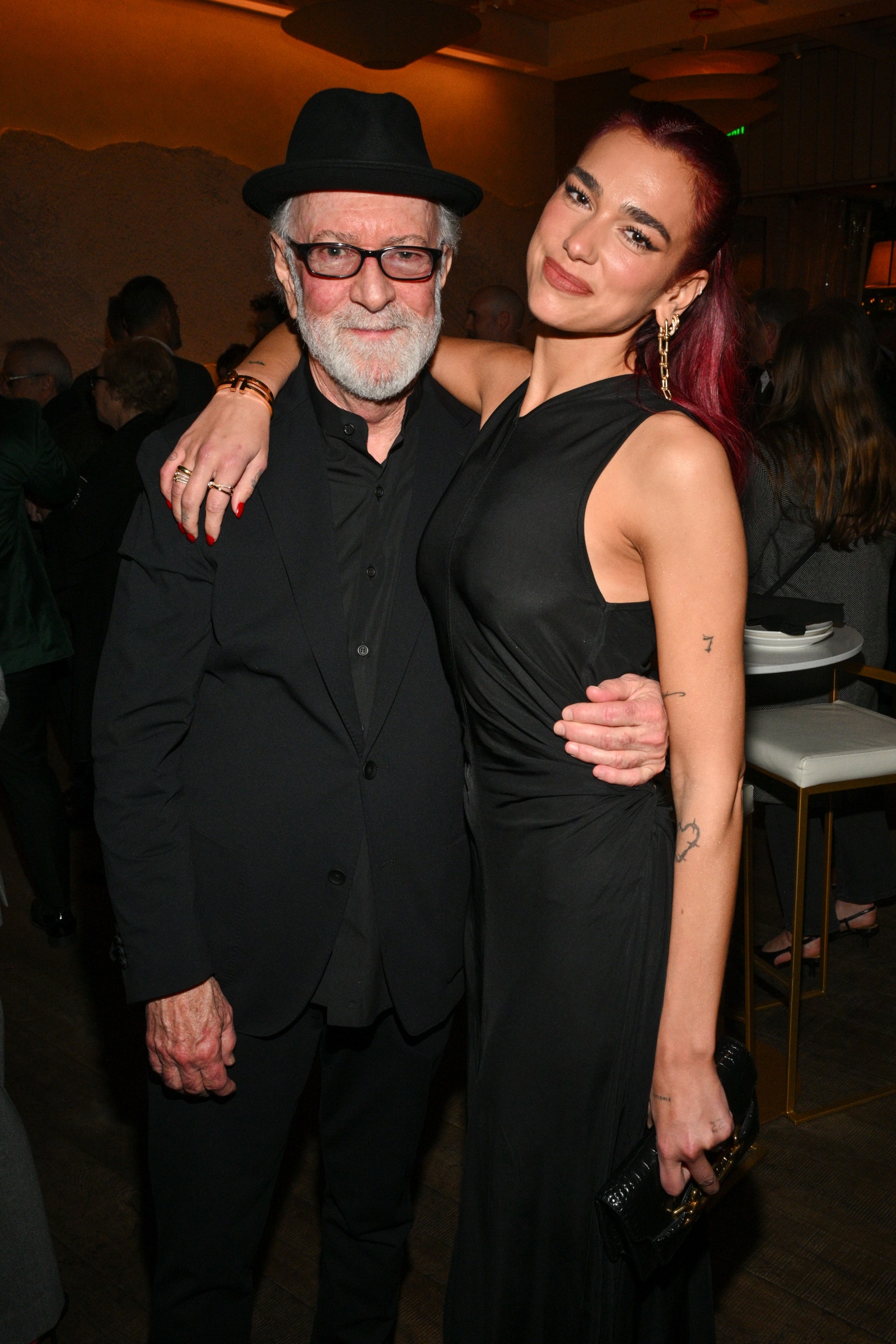 Gary Goetzman and Dua Lipa at the premiere of “Master of the Air” on January 10 2024.