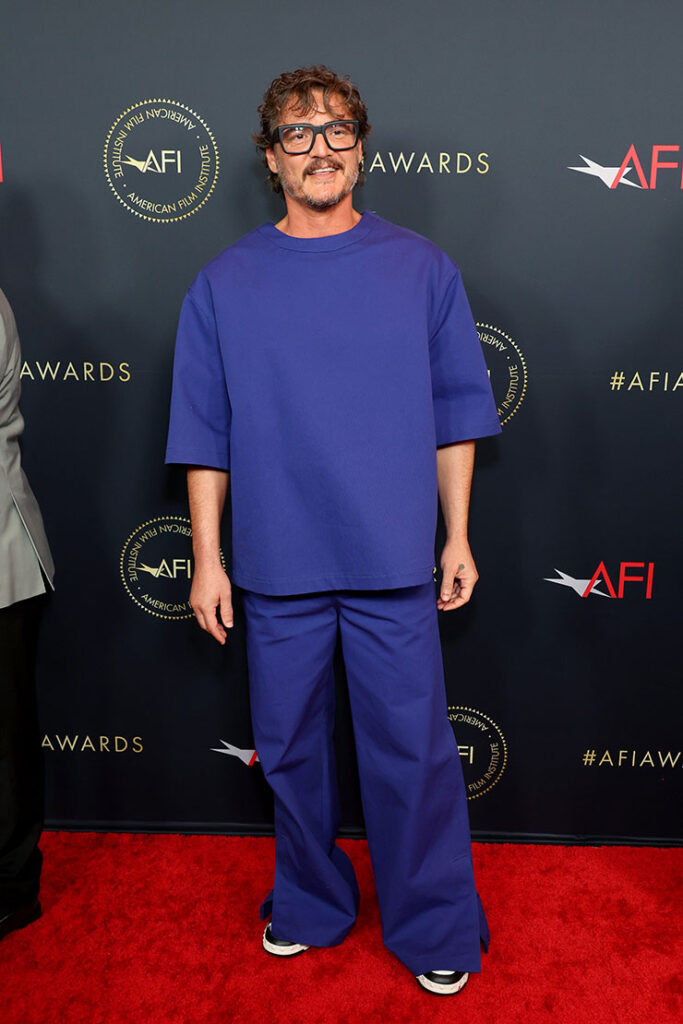Pedro Pascal attended the AFI Awards Luncheon in Valentino.

Photo by Monica Schipper/Getty Images