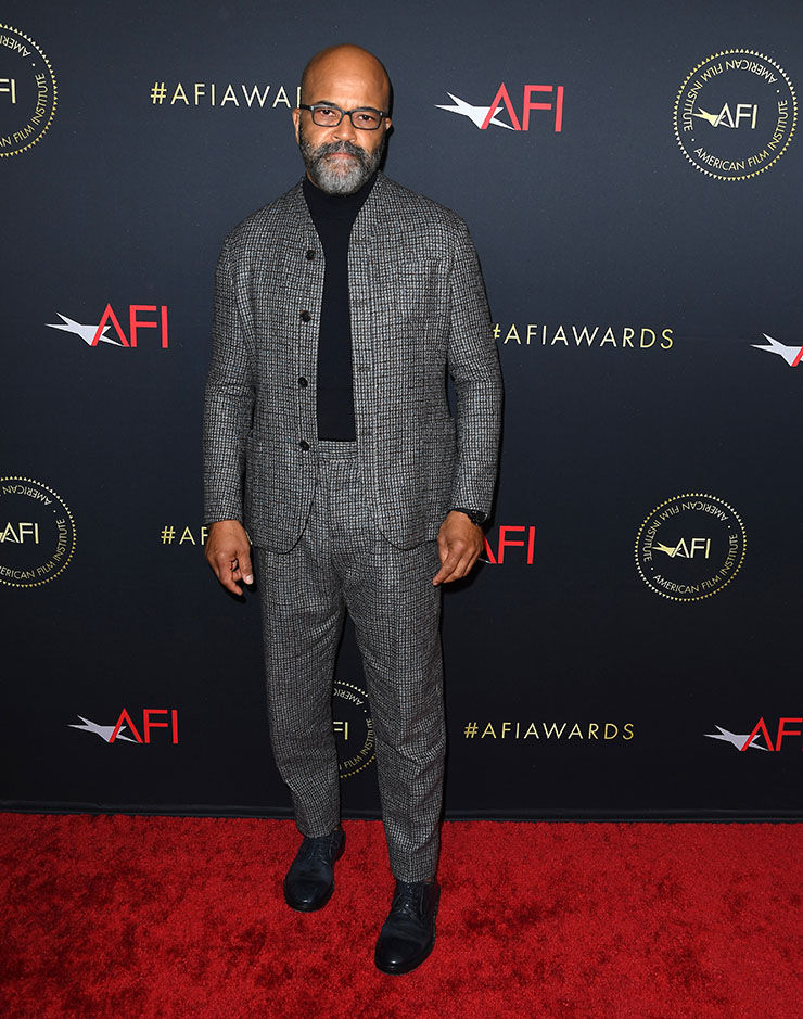 Jeffrey Wright attended the AFI Awards Luncheon in Armani.

Photo by Steve Granitz/FilmMagic