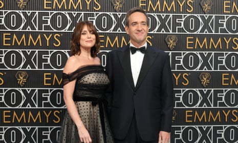 75th Primetime Emmy Awards in Los AngelesMatthew Macfadyen and Keeley Hawes attend the 75th Primetime Emmy Awards in Los Angeles, California, U.S. January 15, 2024. REUTERS/Aude Guerrucci