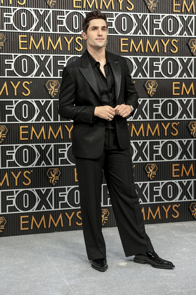 Phil Dunster in Fendi Men's - 2024 Emmy Awards