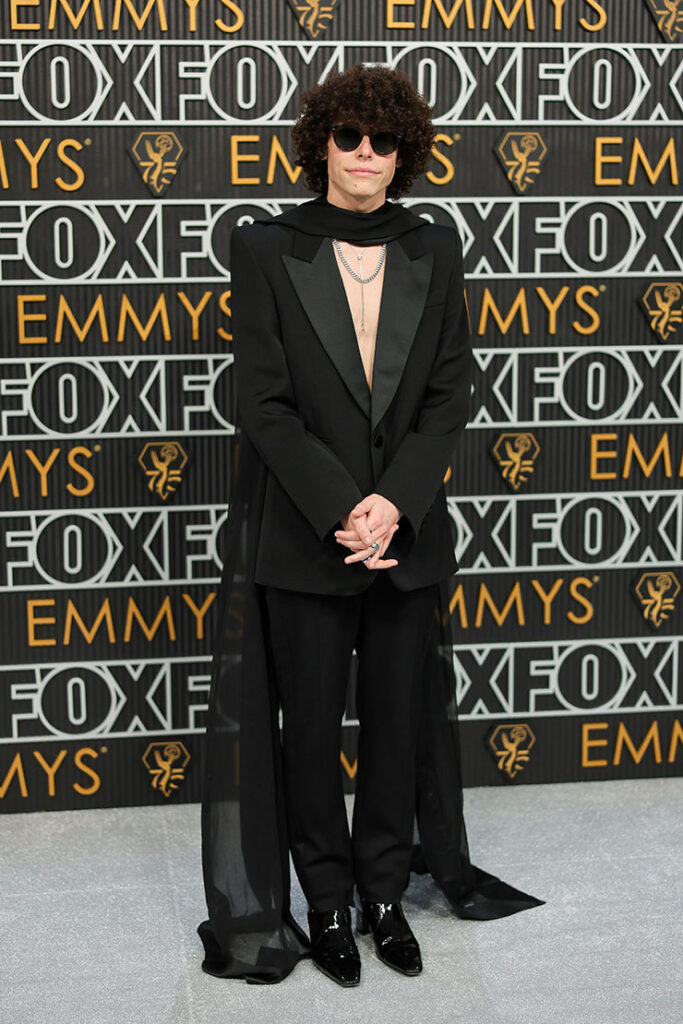 Reece Feldman in Saint Laurent - 2024 Emmy Awards