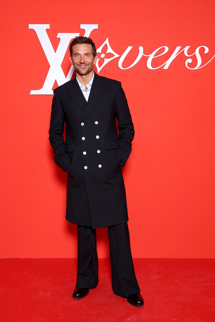 Bradley Cooper attends the Louis Vuitton Menswear Fall/Winter 2024-2025 show as part of Paris Fashion Week 