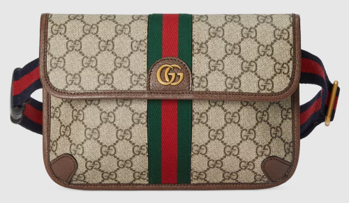 Gucci's Ophidia Belt Bag against a white background