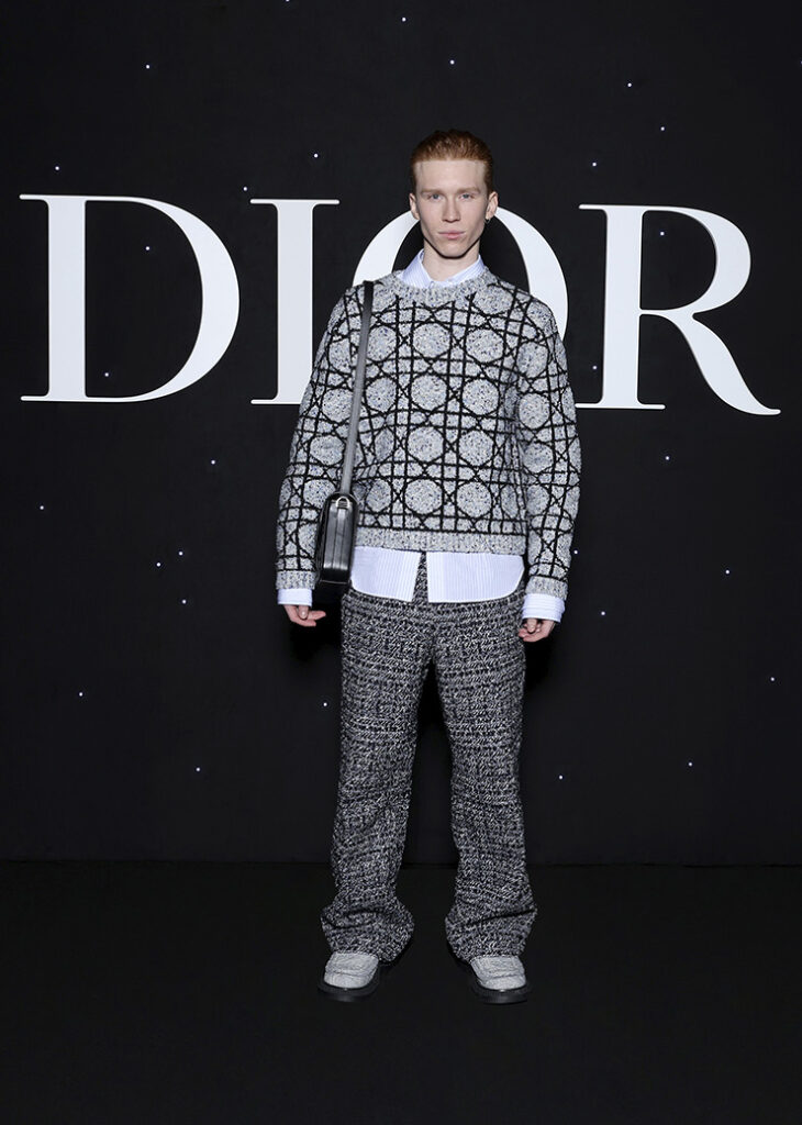 Luther Ford attends the Dior Men Fall/Winter 2024-2025 show as part of Paris Fashion Week 