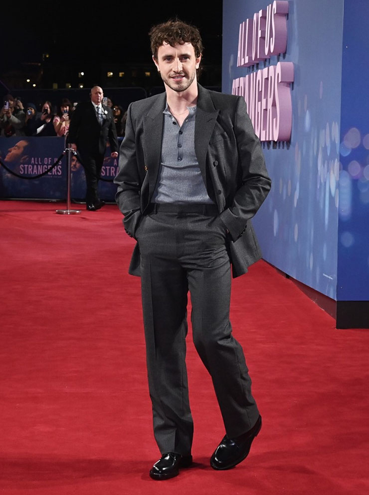 Paul Mescal attends the 'All of Us Strangers’ London Premiere