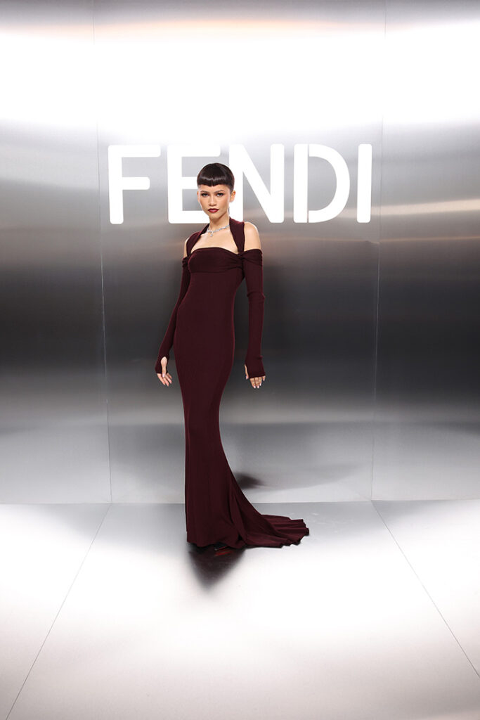 Zendaya attends the Fendi Haute Couture Spring/Summer 2024 show 