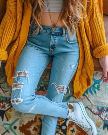 Chic Ways to Rock a Mustard Color Cardigan Outfit