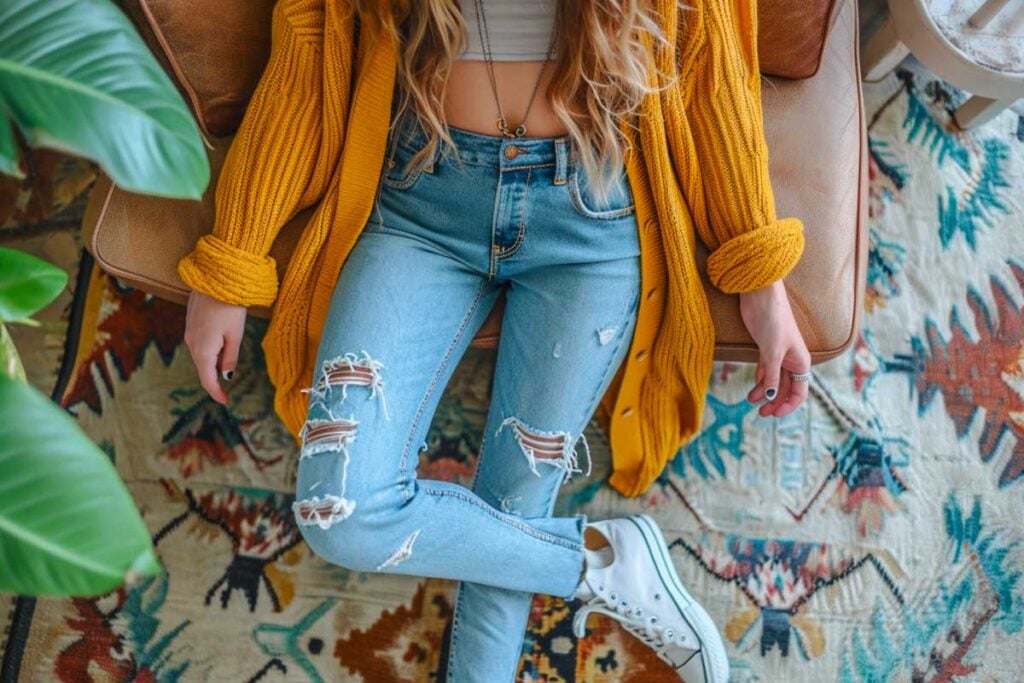 Chic Ways to Rock a Mustard Color Cardigan Outfit