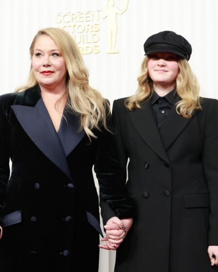 Christina Applegate and Sadie Grace LeNoble at the 29th Annual Screen Actors Guild Awards.