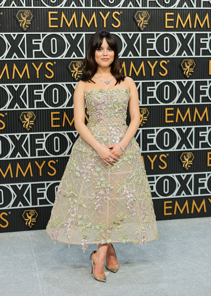 Jenna Ortega in Dior Haute Couture - 2024 Emmy Awards