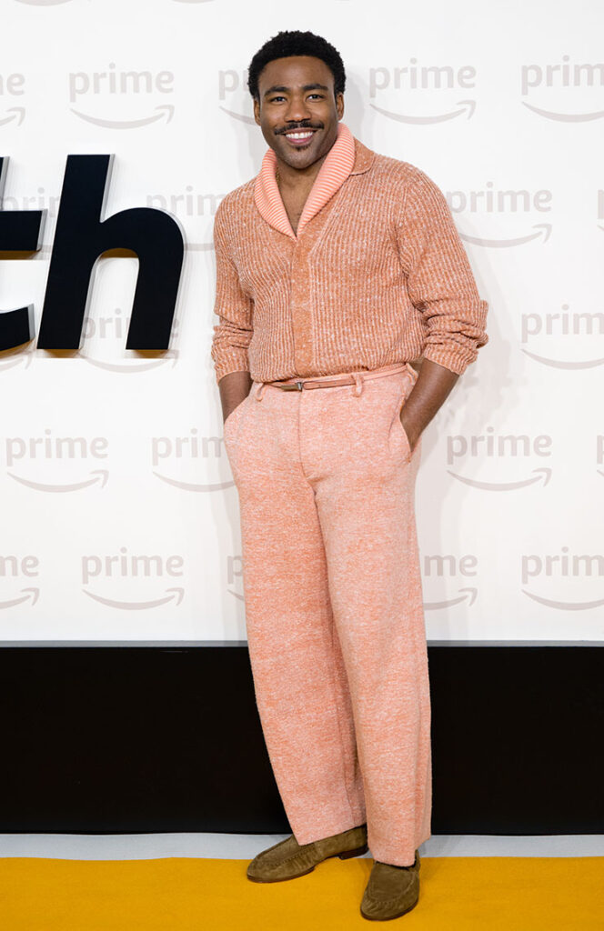 Donald Glover Wore Zegna To The 'Mr & Mrs Smith' London Premiere