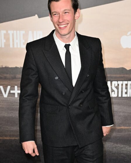 Callum Turner at the premiere of quotMasters of the Airquot on January 10 2024.