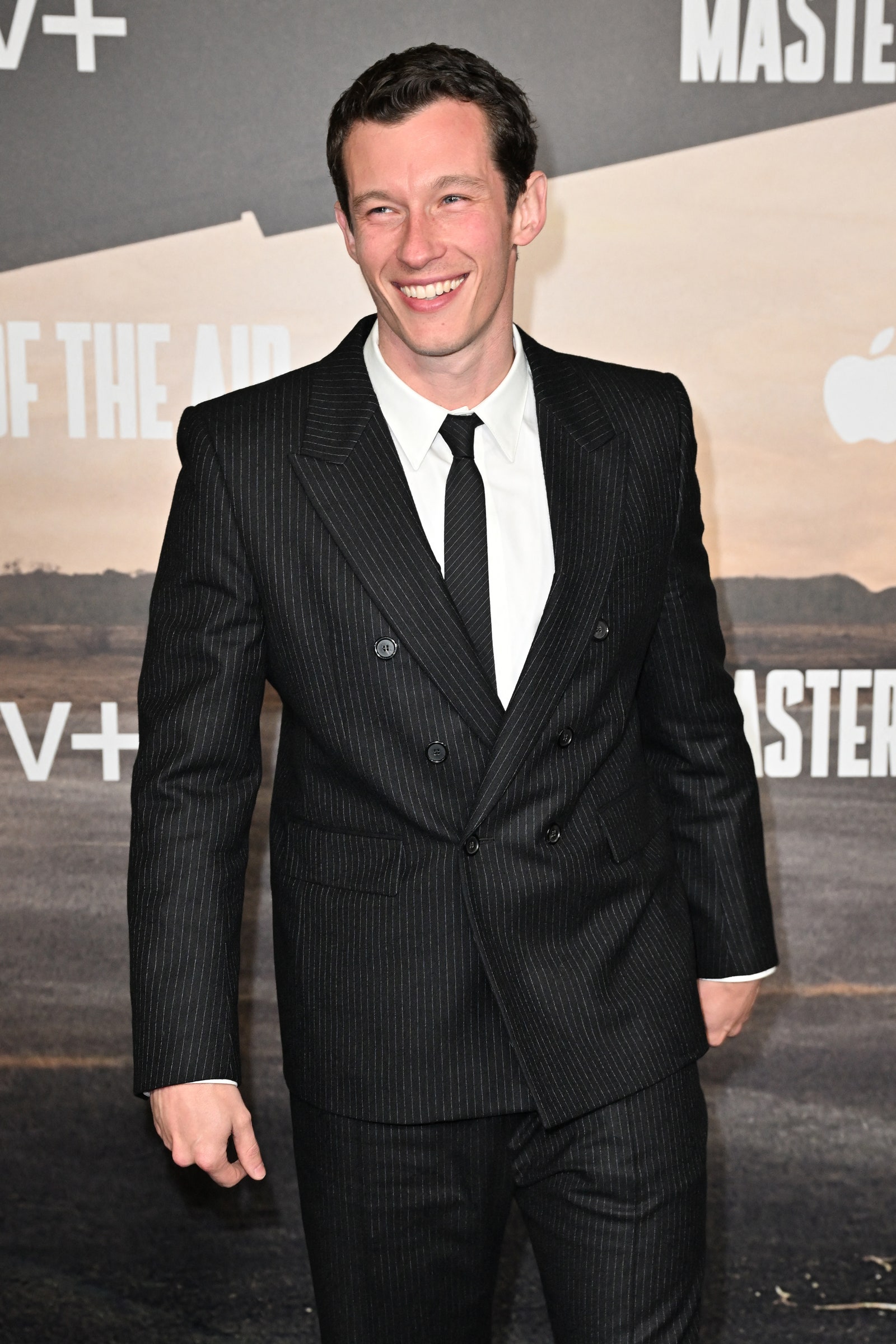 Callum Turner at the premiere of quotMasters of the Airquot on January 10 2024.