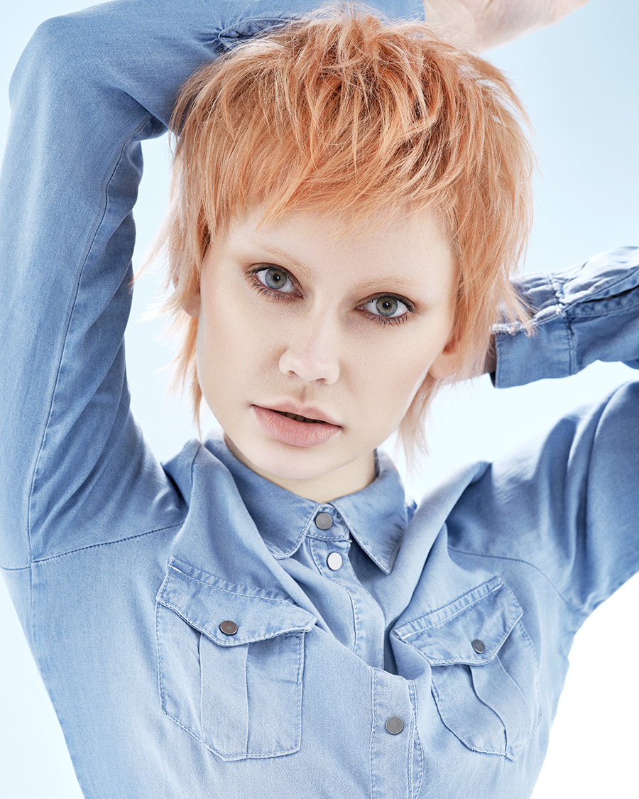 Embracing Pantone's Color of the Year 2024 with Peach Fuzz Hair Color ...