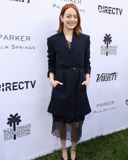 Emma Stone attends Variety's 10 Directors To Watch & Creative Impact Awards presented by DIRECTV at Parker Palm Springs on January 05, 2024 in Palm Springs, California. (