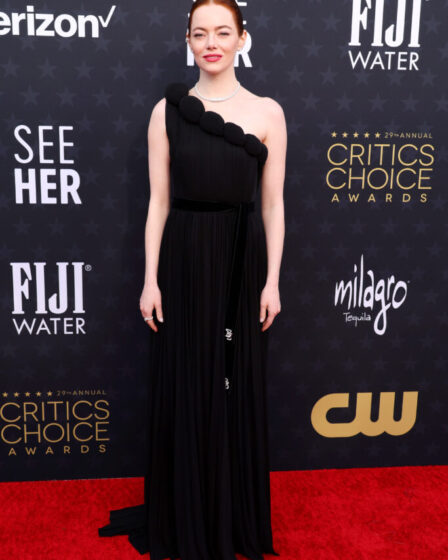 Emma Stone Wore Louis Vuitton To The 2024 Critics' Choice Awards