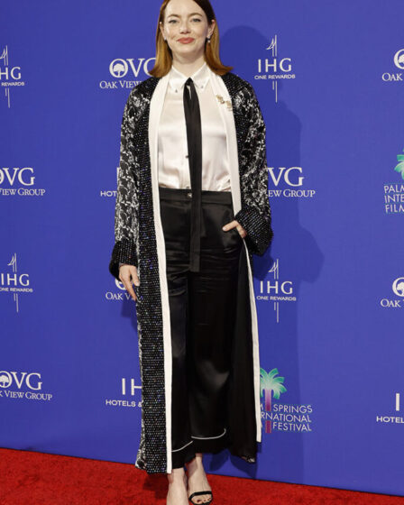 Emma Stone Wore Louis Vuitton To The 2024 Palm Springs International Film Festival Film Awards