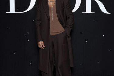 Lewis Hamilton attends the Dior Men Fall/Winter 2024-2025 show as part of Paris Fashion Week