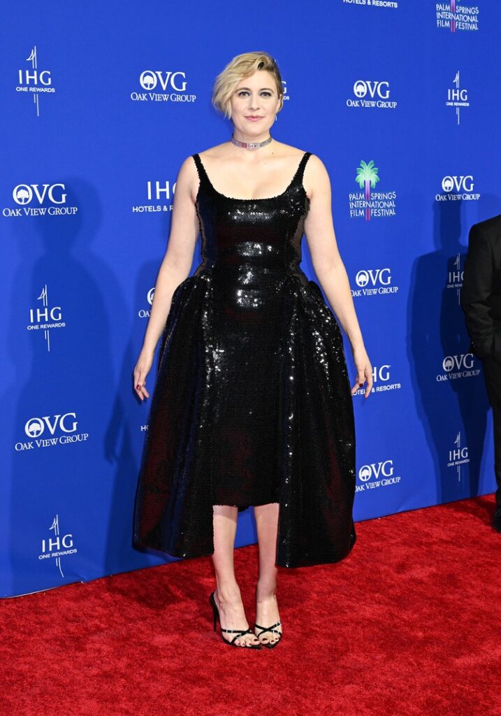 Greta Gerwig Wore 16Arlington To The 2024 Palm Springs International Film Festival Film Awards