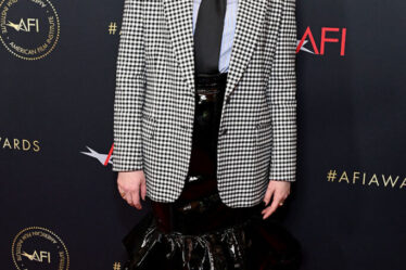 Greta Gerwig Wore Moschino To The 2024 AFI Awards