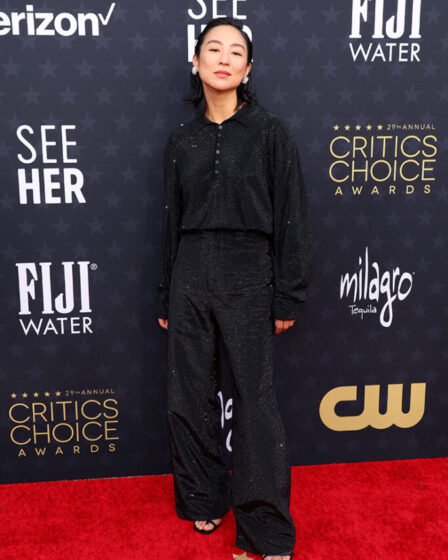 Greta Lee Wore Loewe To The 2024 Critics' Choice Awards