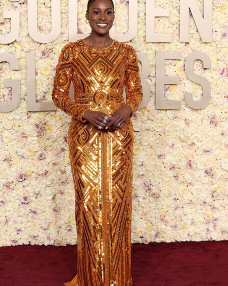 Issa Rae Wore Pamella Roland To The 2024 Golden Globe Awards