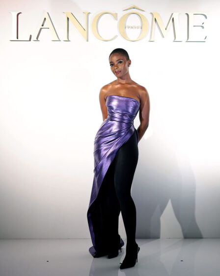Joy Sunday Was Unveiled As Lancôme New Global Brand Ambassadresses Wearing LaQuan Smith 

Joy Sunday, Lancôme, LaQuan Smith, Joy Sunday Lancôme, Joy Sunday LaQuan Smith, Joy Sunday Purple Dress, LaQuan Smith Spring 2024,