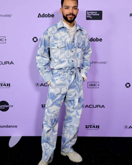 Justice Smith Wore MSGM To The 'I Saw The TV Glow' Sundance Film Festival Premiere
