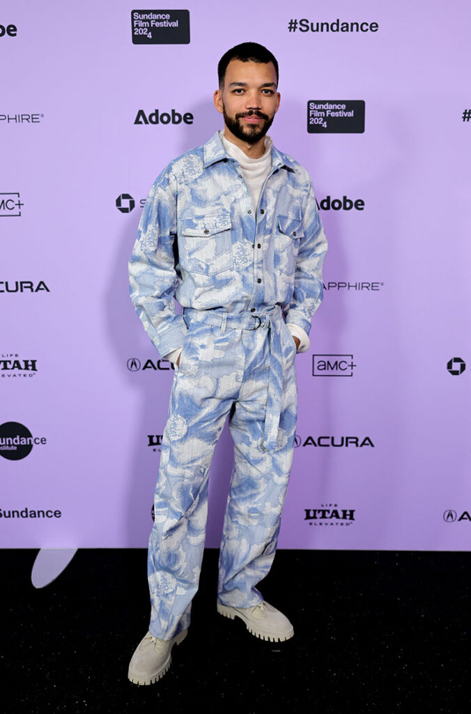 Justice Smith Wore MSGM To The 'I Saw The TV Glow' Sundance Film Festival Premiere