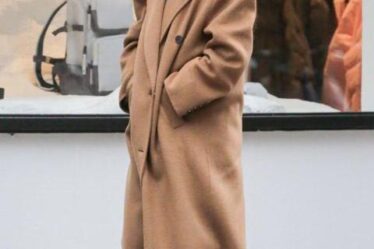 Katie Holmes coat