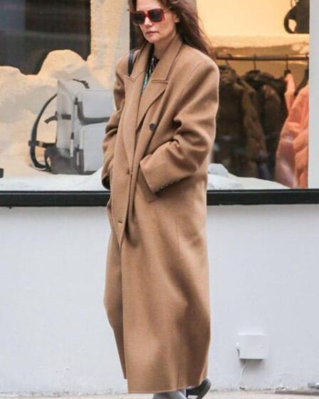 Katie Holmes coat