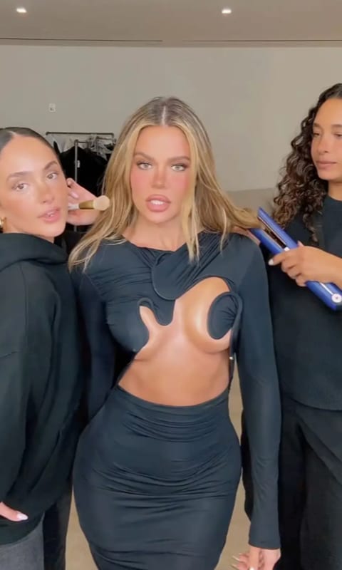 Khloé Kardashian’s latest revealing outfit causes commotion: ‘I wasn’t ready’