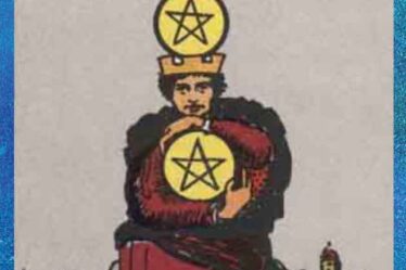 four of pentacles tarot card