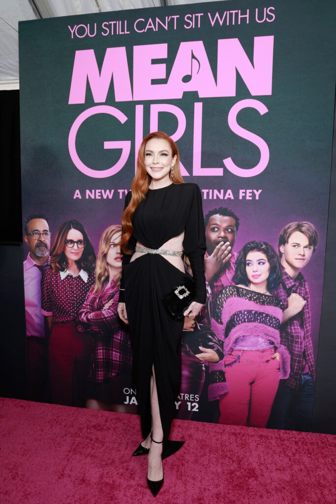 Lindsay Lohan's Cutout Dress at the 'Mean Girls' Premiere Proves She's ...