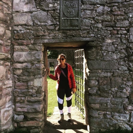 Patel explores ruins around Edinburgh