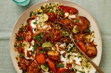 Yotam Ottolenghi’s swede and carrot with candied orange and coconut.