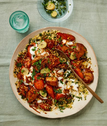 Yotam Ottolenghi’s swede and carrot with candied orange and coconut.
