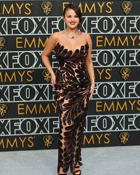 Selena Gomez Wore Oscar de la Renta To The 75th Primetime Emmy Awards
