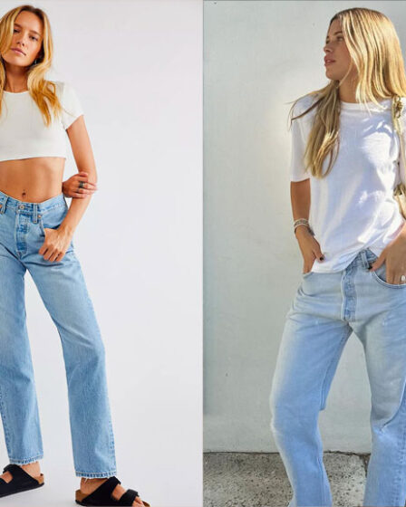 Sofia Richie's Levi's 501 Jeans & Bottega Veneta Bag