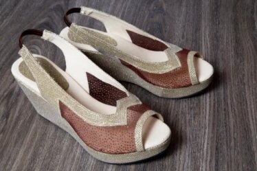 decorative wedge shoes