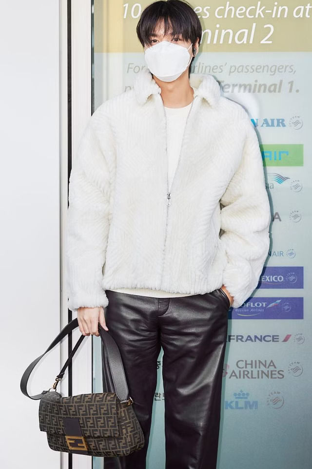 k-pop asian celebs airport fashion