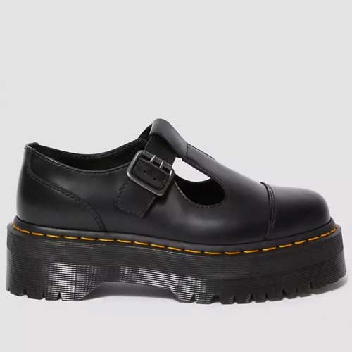 Round toe chunky Dr. Marten's shoes